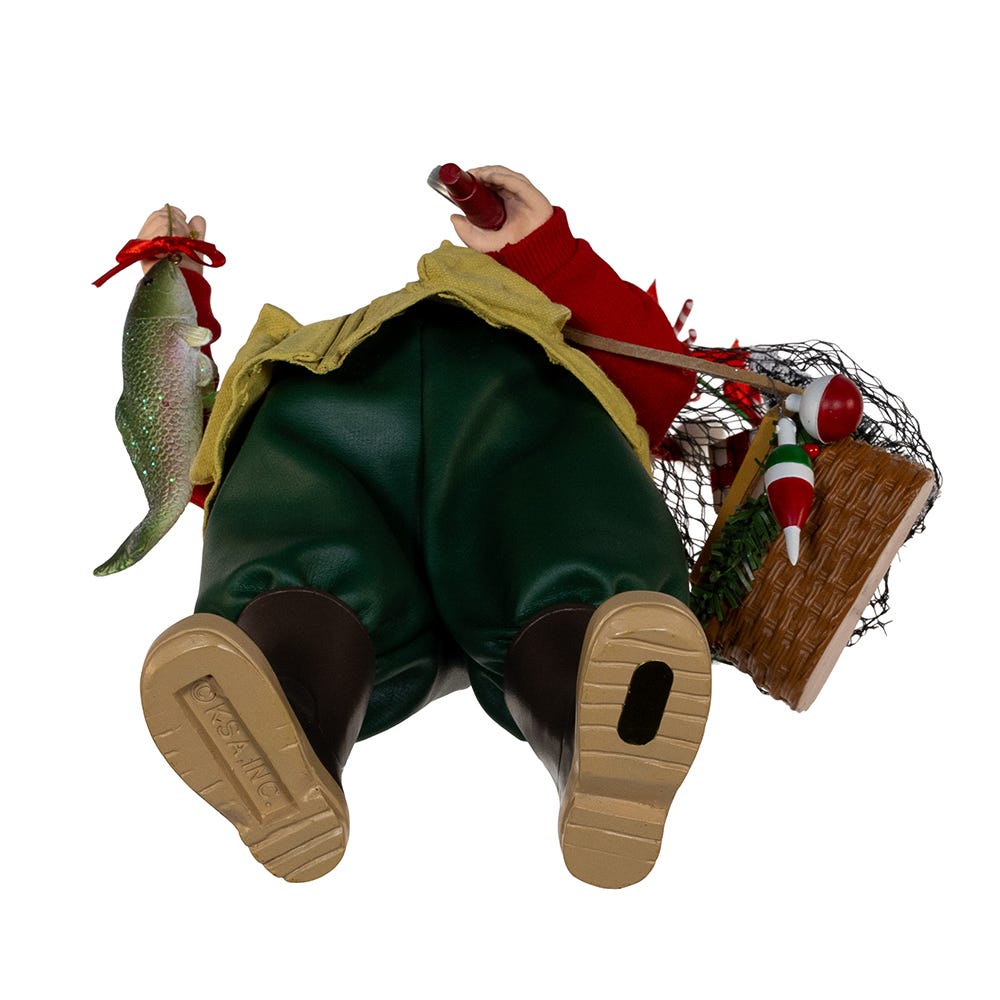 Kurt S. Adler 10.5“ Fabriché™ Fisherman Santa