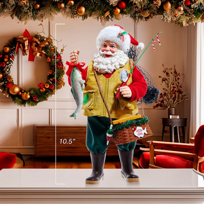 Kurt S. Adler 10.5“ Fabriché™ Fisherman Santa