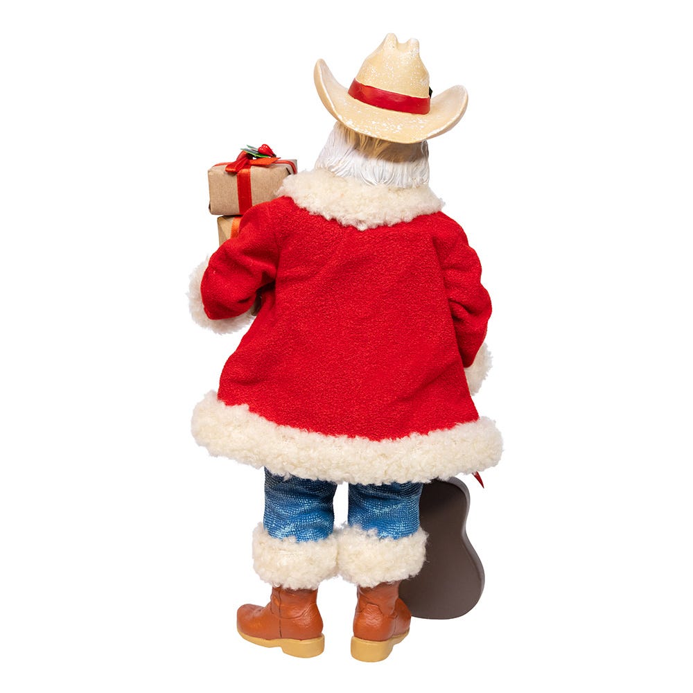 Kurt S. Adler 11“ Fabriché™ Western Santa With Guitar