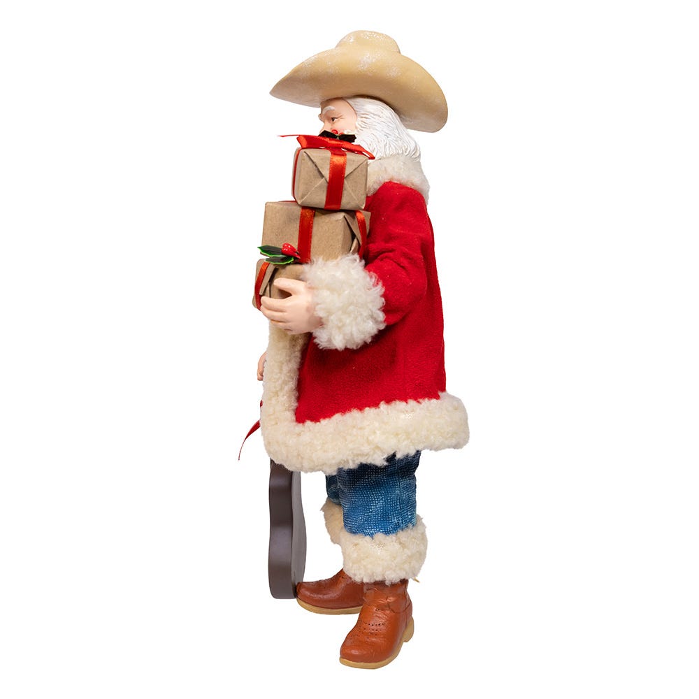 Kurt S. Adler 11“ Fabriché™ Western Santa With Guitar