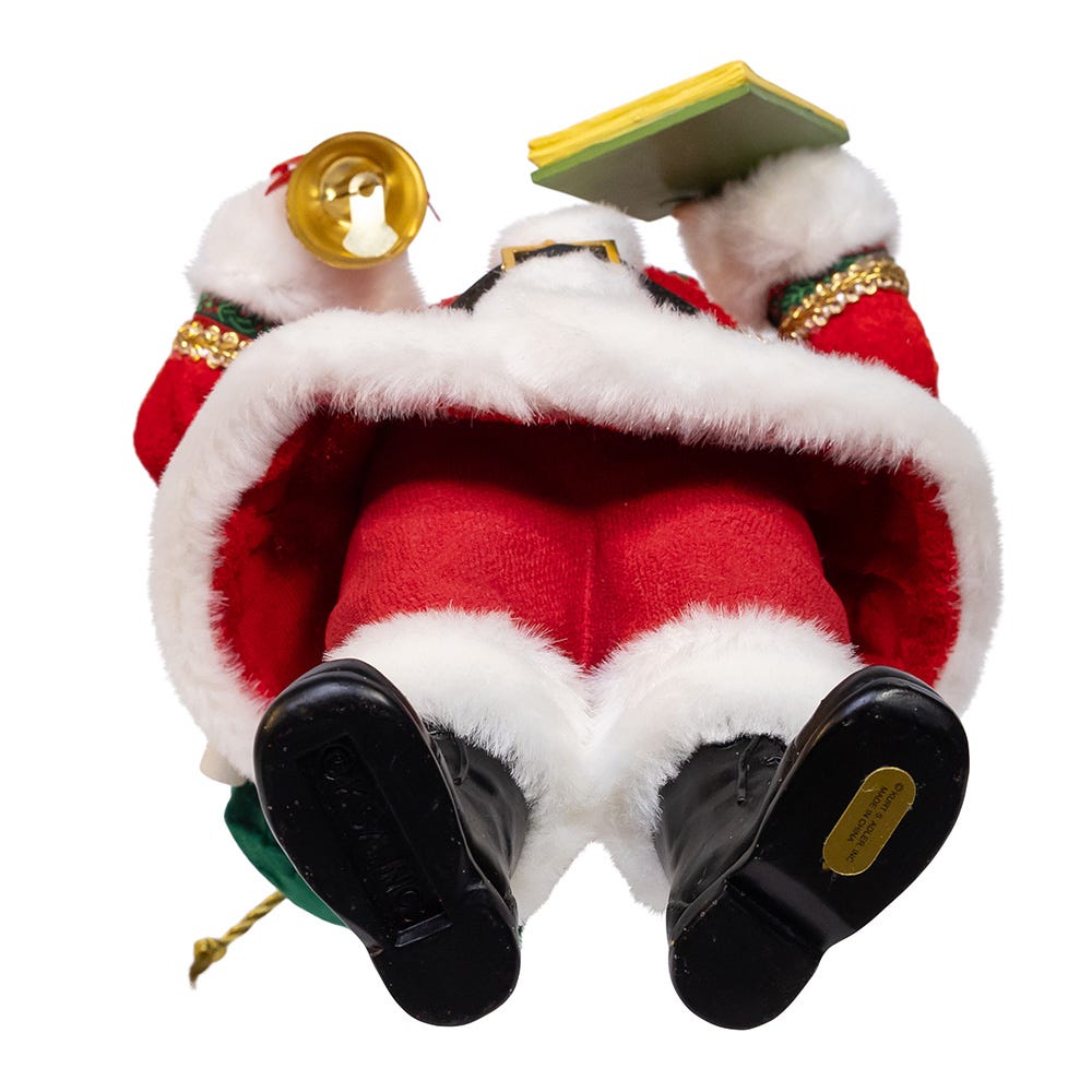 Kurt S. Adler 10.5“ Fabriché™ Traditional Santa With December 25th Calendar