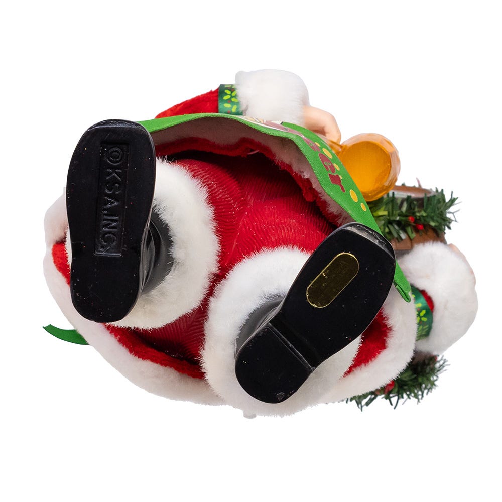 Kurt S. Adler 10.5“ Fabriché™ Beer Santa With Barrel