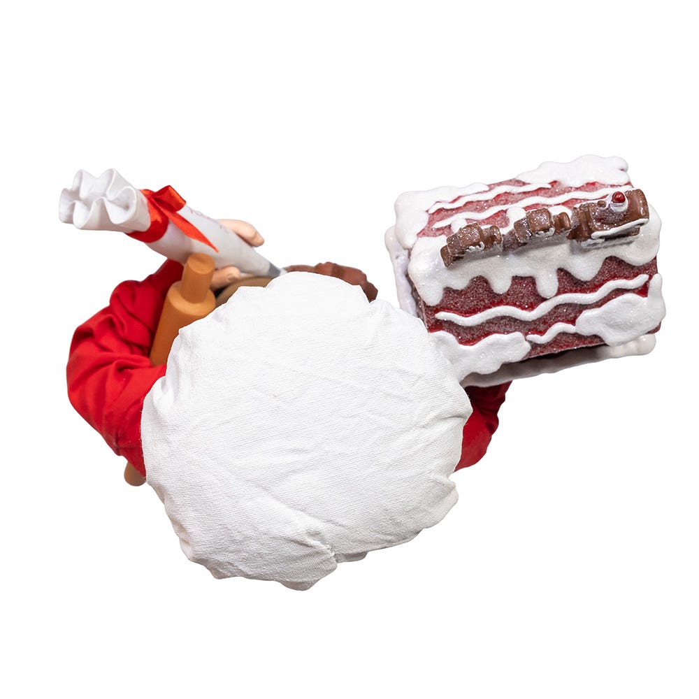 Kurt S. Adler 10.5“ Fabriché™ Chef Santa Decorating Gingerbread House