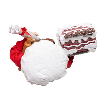 Kurt S. Adler 10.5“ Fabriché™ Chef Santa Decorating Gingerbread House