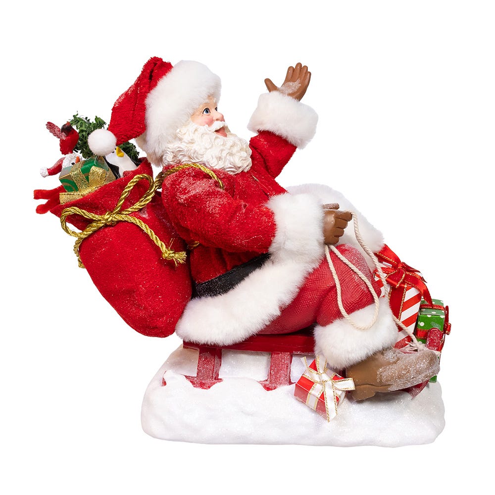 Kurt S. Adler 8.5“ Fabriché™ Santa On Sled