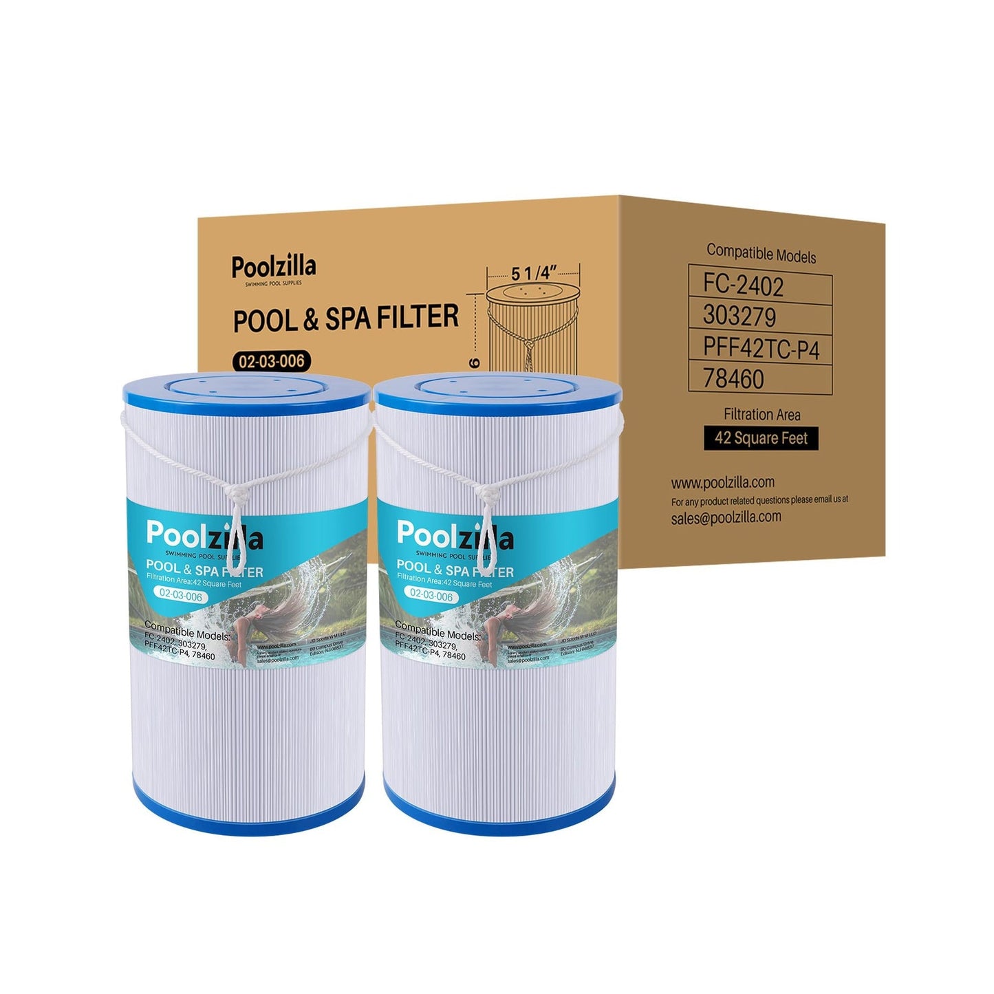 Spa Filter Cartridge for 78460 - Replaces SD-01322, ACT-50SQFLTR