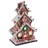 Kurt S. Adler 13“ Battery-Operated LED Gingerbread Cookie 3-Layer House