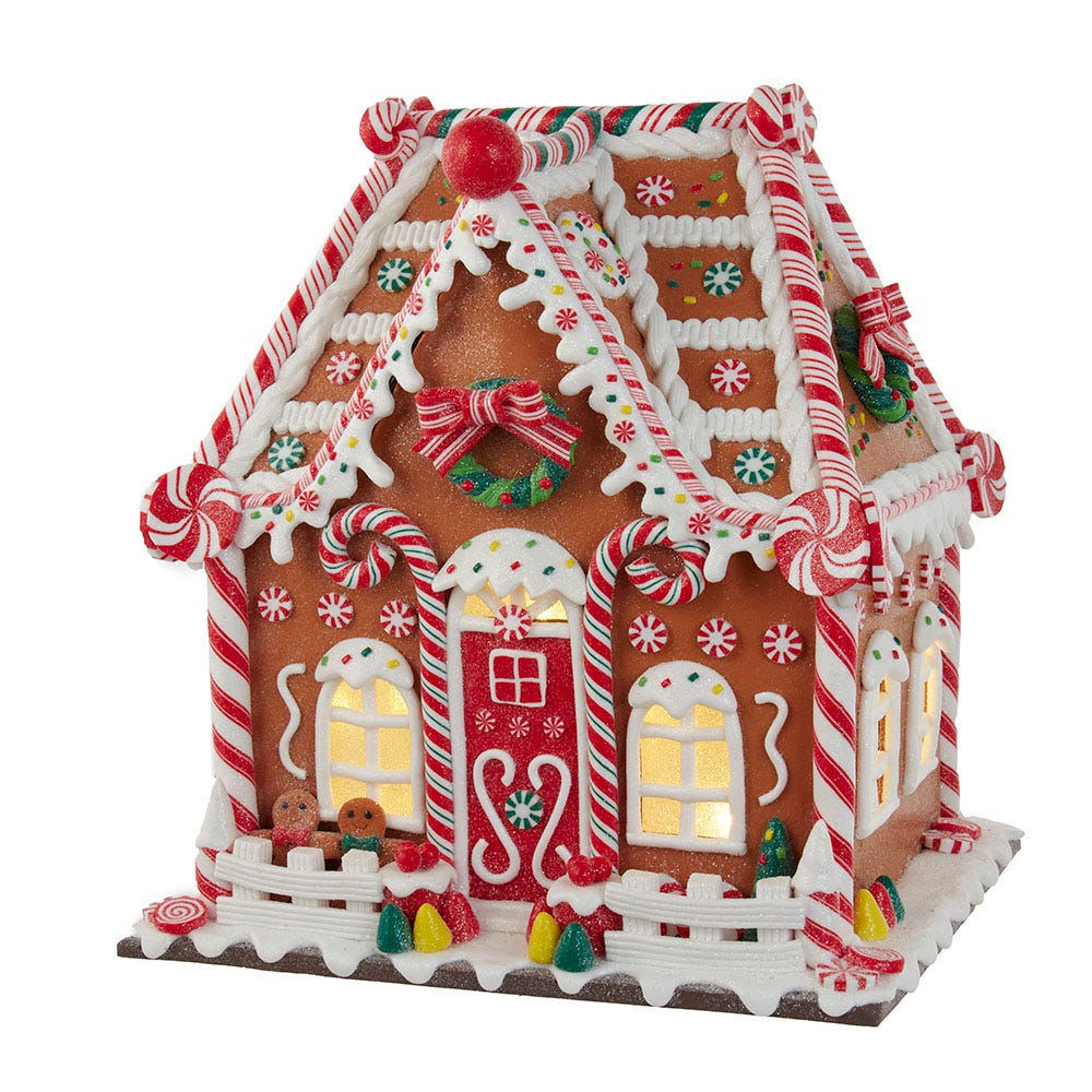Kurt S. Adler 13“ Battery Operated LED Gingerbread House