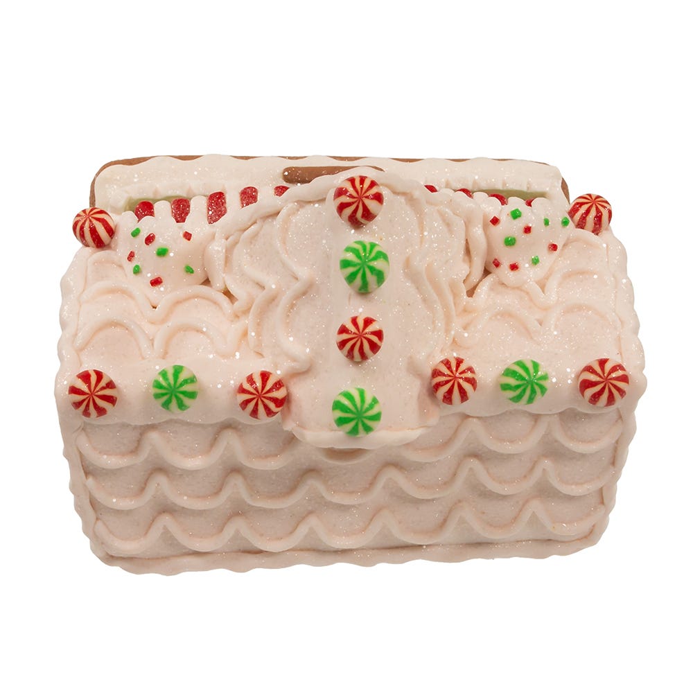 Kurt S. Adler 9“ Battery Operated Light Up Two Floor Gingerbread House