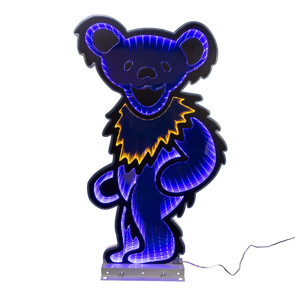 Kurt S. Adler 26“ Grateful Dead™ Dancing Blue Bear Outdoor Infinity Light
