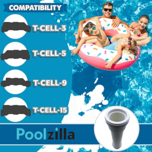 Poolzilla Bypass Dummy Cell, Compatible with Hayward T-Cell Salt System, Ideal for Winter Protection