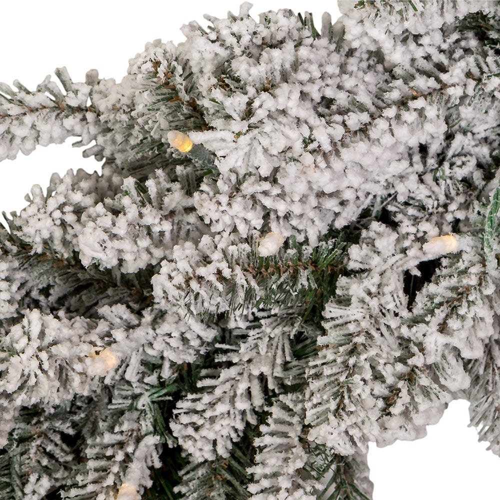 Kurt S. Adler 9' Pre-Lit Warm White LED Vail Pine Garland