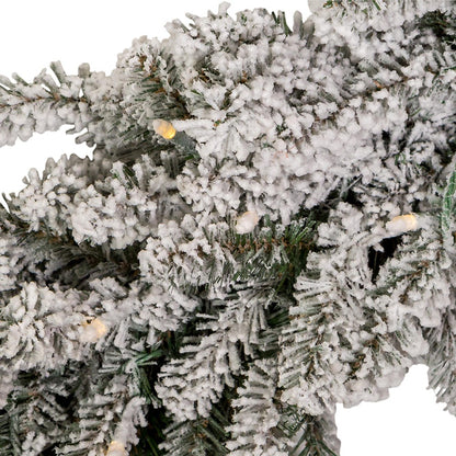 Kurt S. Adler 9' Pre-Lit Warm White LED Vail Pine Garland