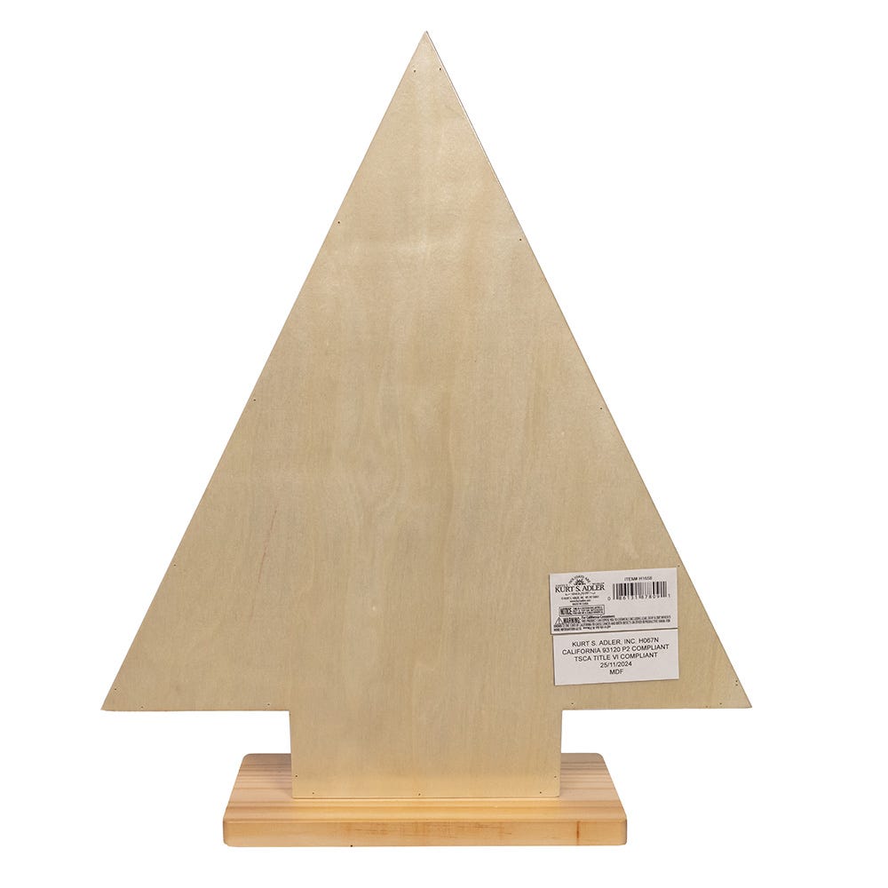 Kurt S. Adler 15“ Wooden Tree Advent Calendar