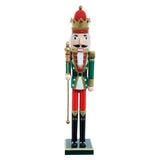 Kurt S. Adler 22“ Red & Green King Nutcracker