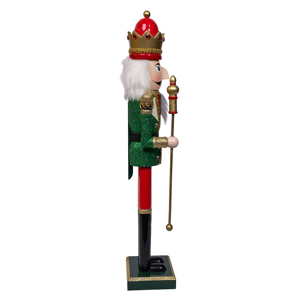 Kurt S. Adler 22“ Red & Green King Nutcracker