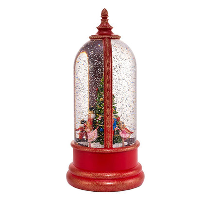 Kurt S. Adler 10.8“ Battery-Operated USB Lighted Musical Nutcracker Water Globe