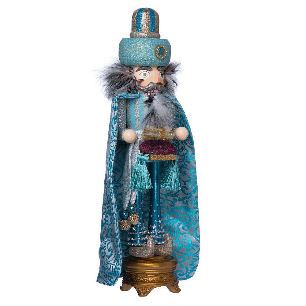 Kurt S. Adler 18“ Hollywood Nutcrackers™ Turquoise King Nutcracker