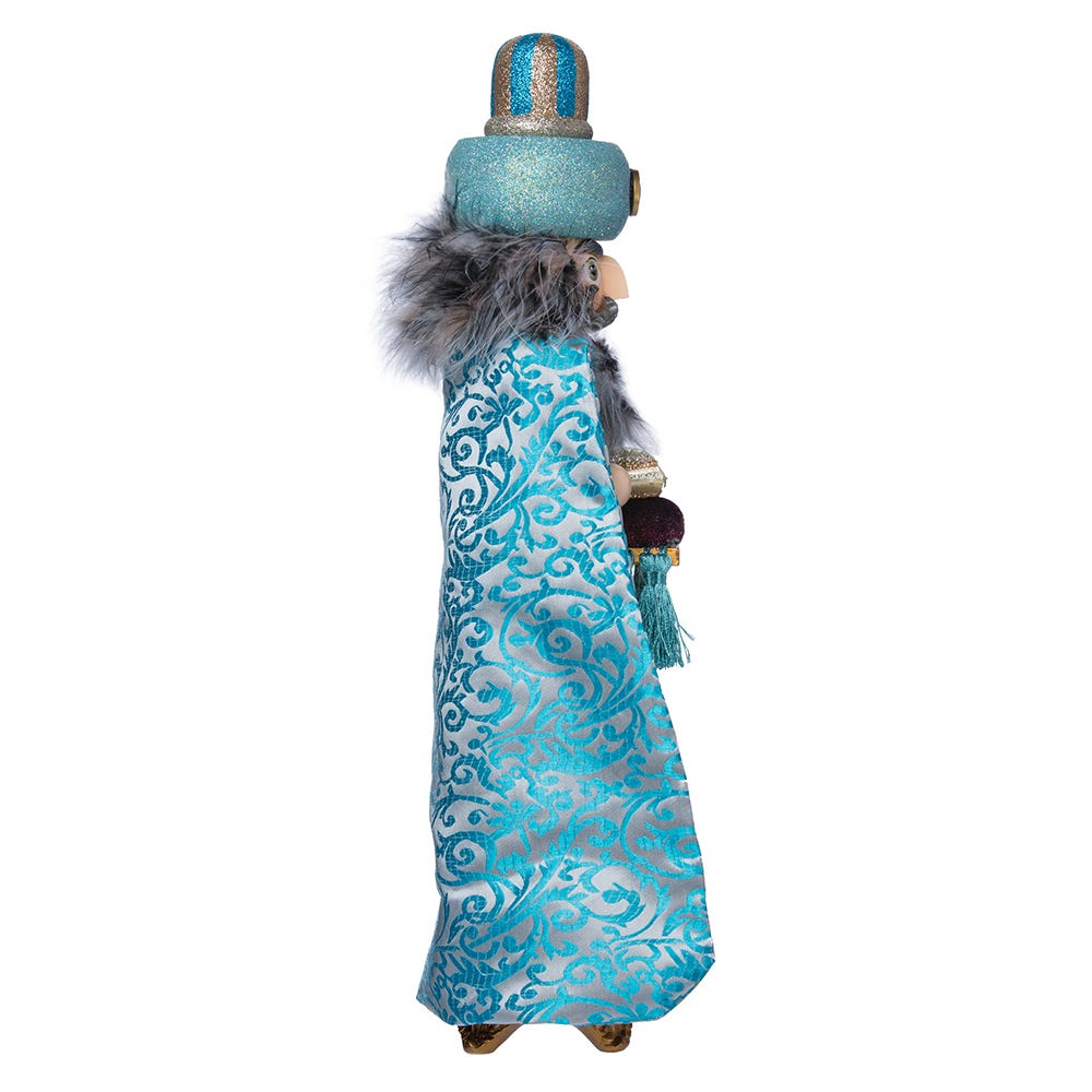 Kurt S. Adler 18“ Hollywood Nutcrackers™ Turquoise King Nutcracker