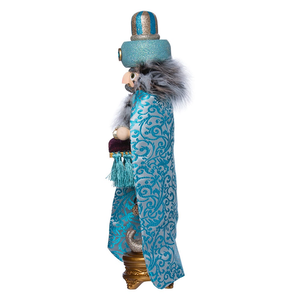 Kurt S. Adler 18“ Hollywood Nutcrackers™ Turquoise King Nutcracker