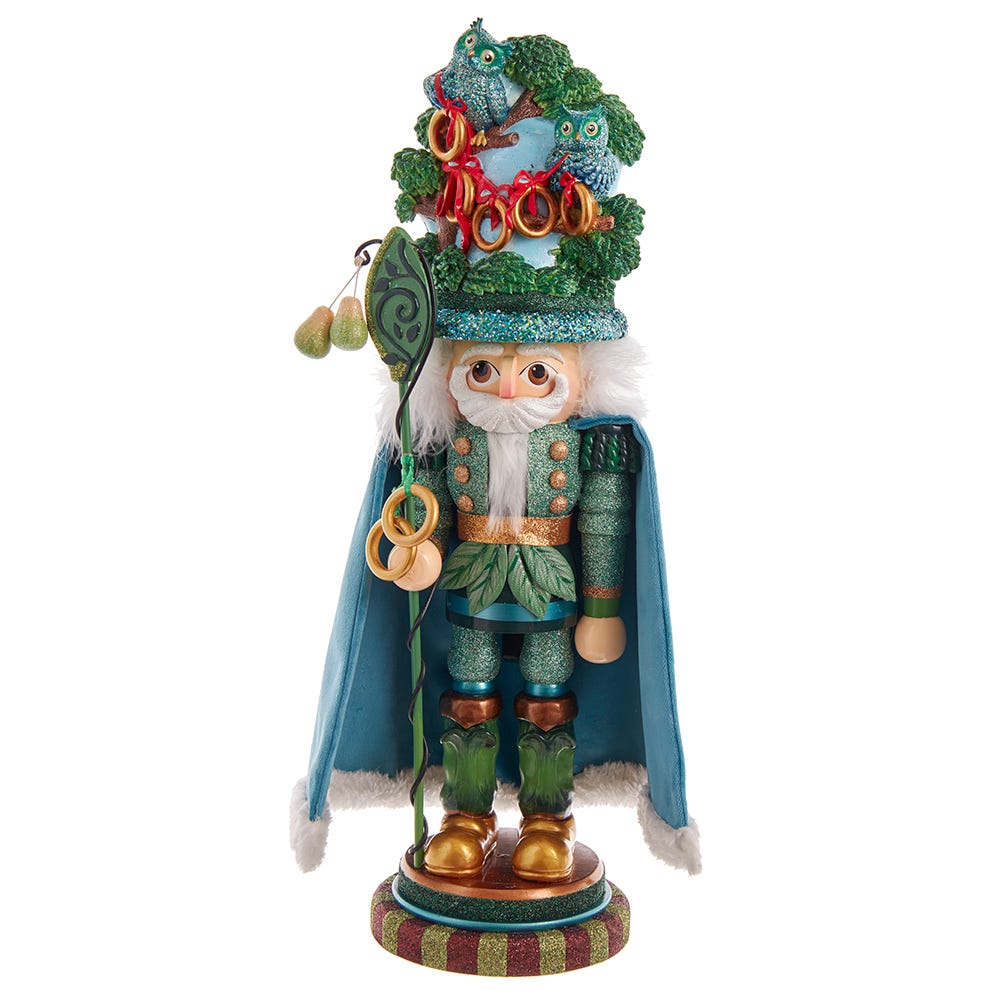 Kurt S. Adler 17.5“ Hollywood Nutcrackers™ Five Golden Rings Nutcracker (5th in Series)