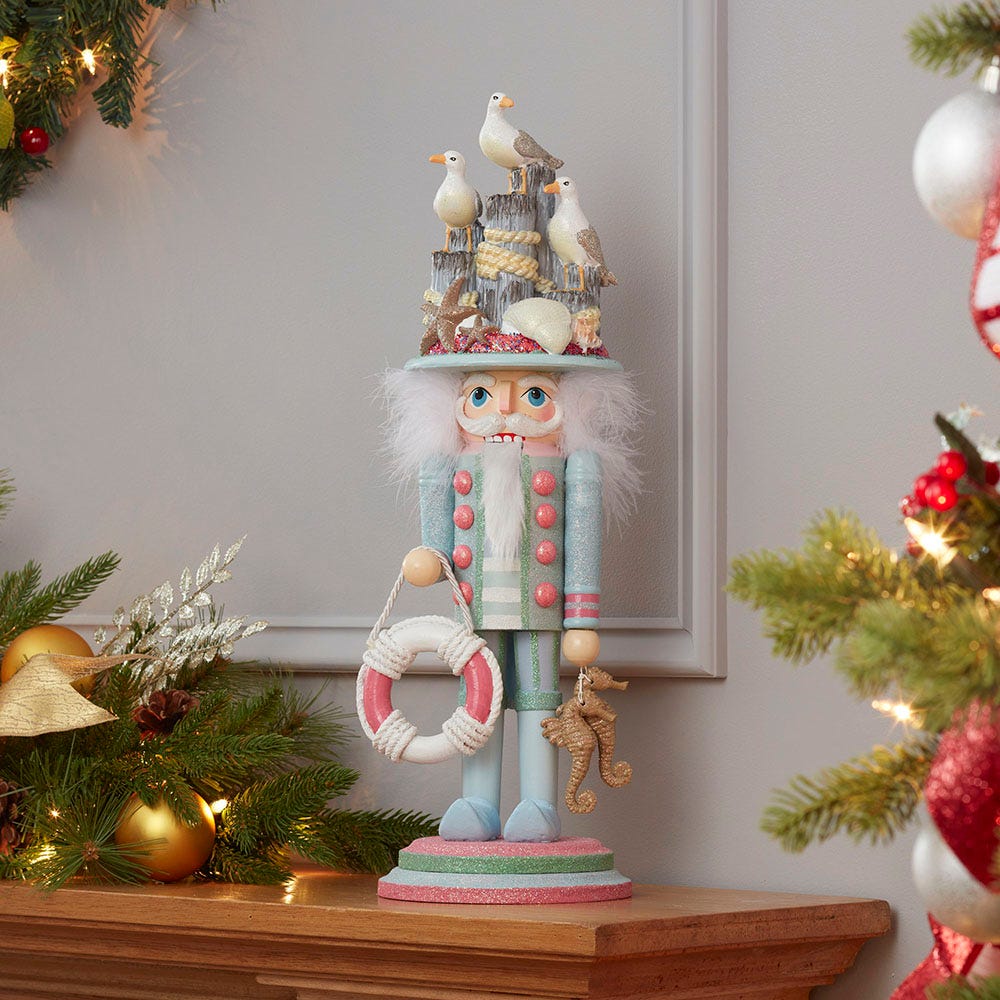 Kurt S. Adler 18“ Hollywood Nutcrackers™ Coastal Seagull Nutcracker