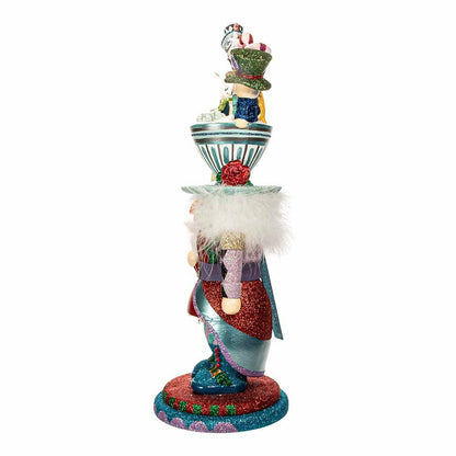 Kurt S. Adler 18“ Hollywood Nutcrackers™ Alice Teacup Hat Nutcracker