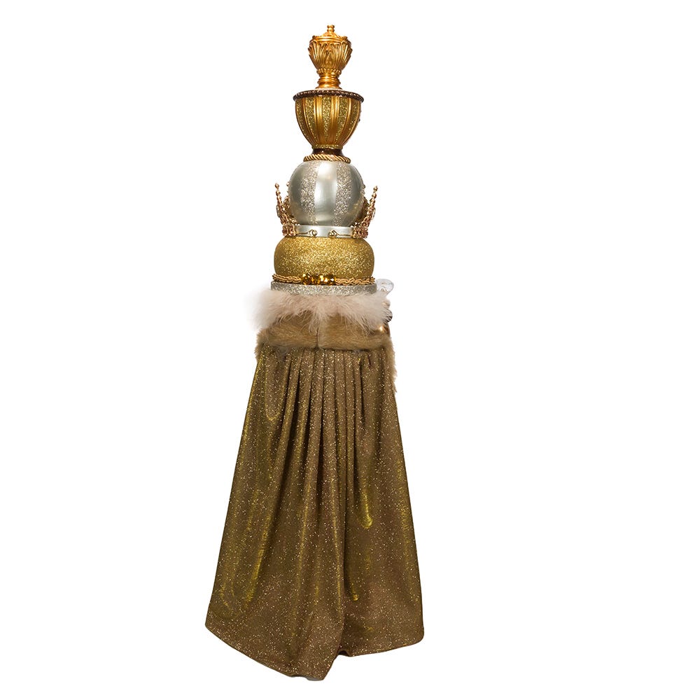 Kurt S. Adler 36“ Hollywood Nutcrackers™ Gold King Nutcracker
