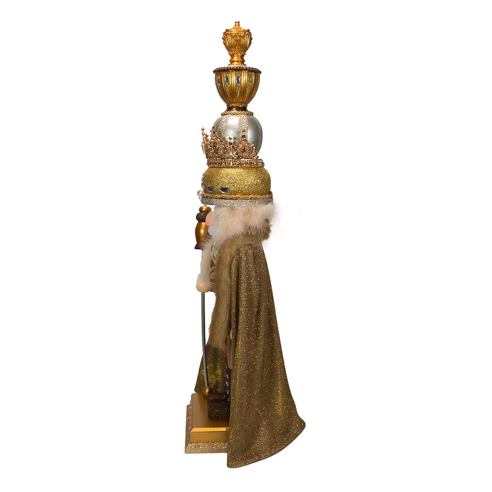 Kurt S. Adler 36“ Hollywood Nutcrackers™ Gold King Nutcracker