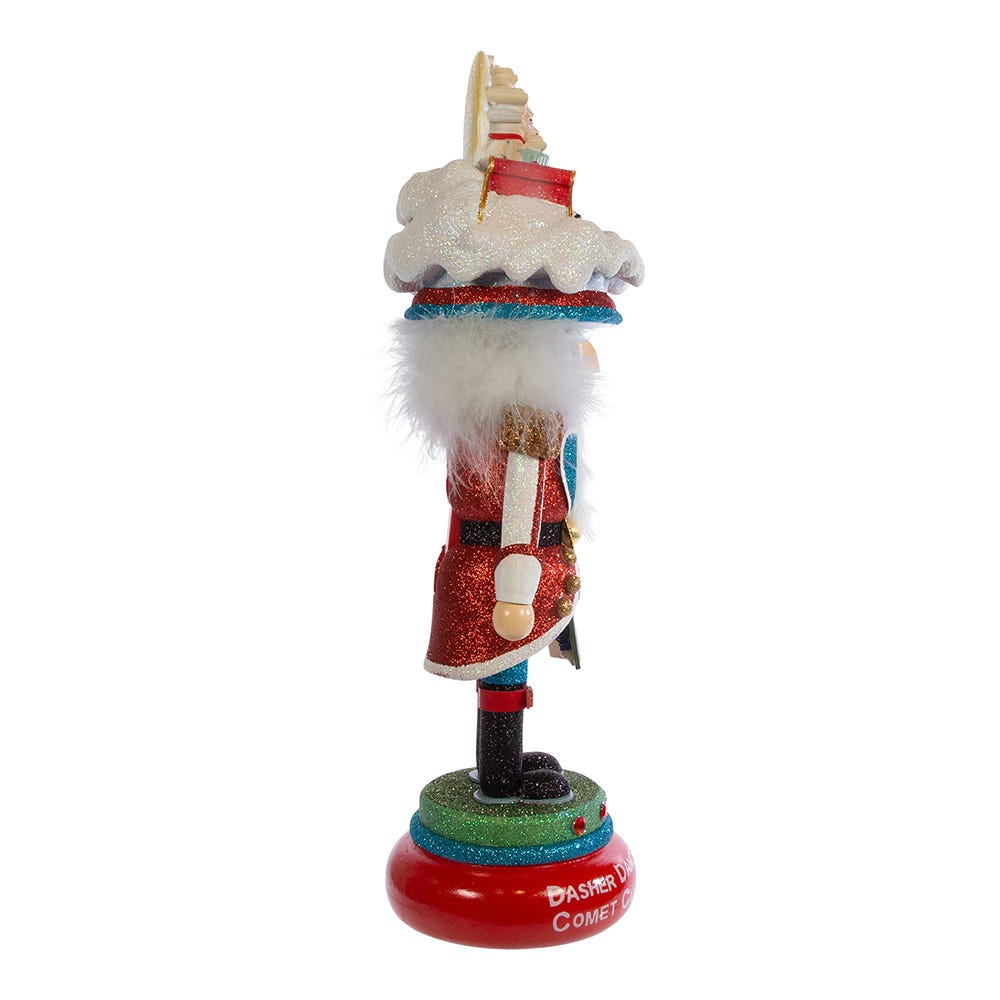 Kurt S. Adler 18“ Hollywood Nutcrackers™ Now Dasher, Now Dancer... Nutcracker (5th in The Night Before Christmas Series)