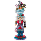 Kurt S. Adler 24“ Hollywood Nutcrackers™ Alice Teacup Party Hat Nutcracker