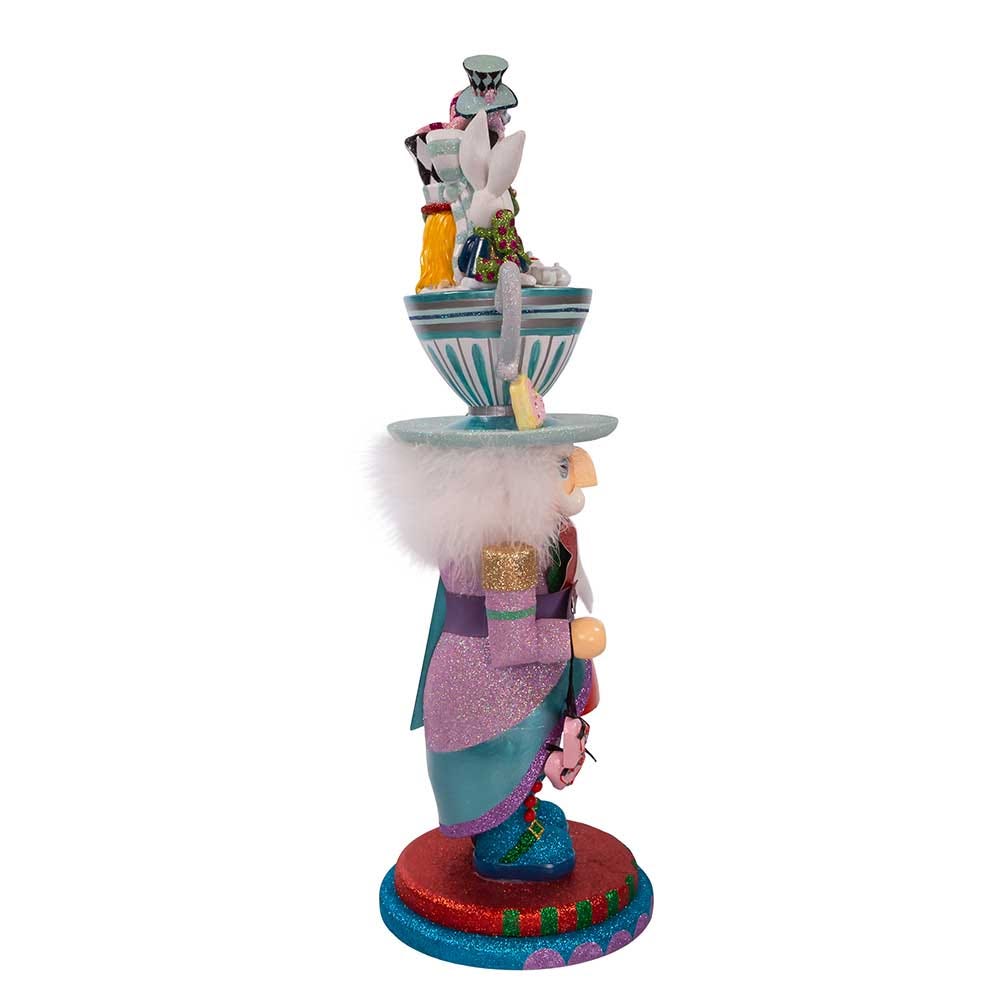 Kurt S. Adler 24“ Hollywood Nutcrackers™ Alice Teacup Party Hat Nutcracker