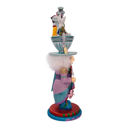 Kurt S. Adler 24“ Hollywood Nutcrackers™ Alice Teacup Party Hat Nutcracker