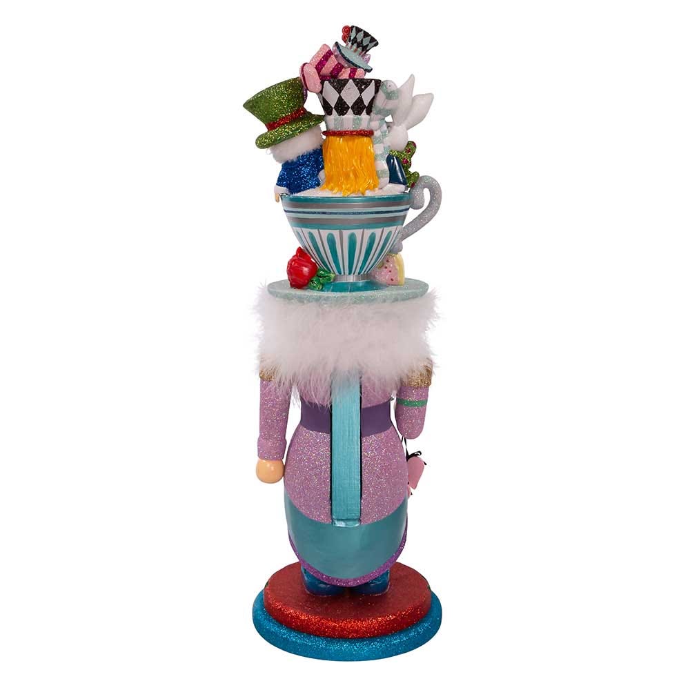 Kurt S. Adler 24“ Hollywood Nutcrackers™ Alice Teacup Party Hat Nutcracker