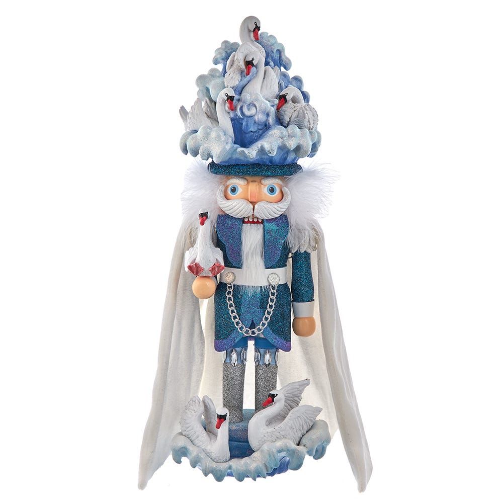 Kurt S. Adler 18“ Hollywood Nutcrackers™ Seven Swans Swimming Nutcracker (7th in The 12 Days Of Christmas Series)