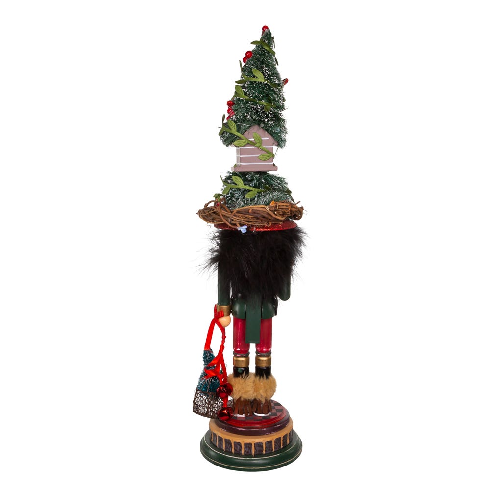 Kurt S. Adler 19.5“ Hollywood Nutcrackers™ Cardinal In Tree Hat Nutcracker
