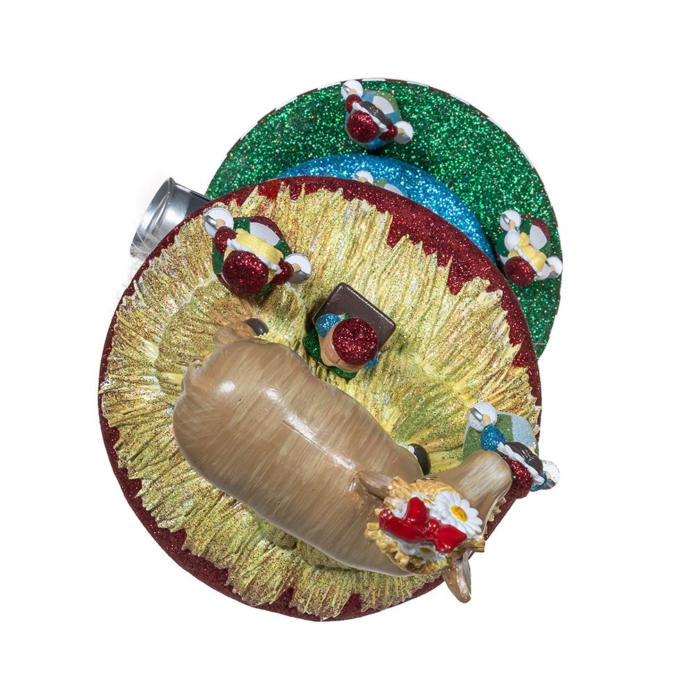 Kurt S. Adler 16.5“ Hollywood Nutcrackers™ 8 Maids A Milking Nutcracker (8th in Series)