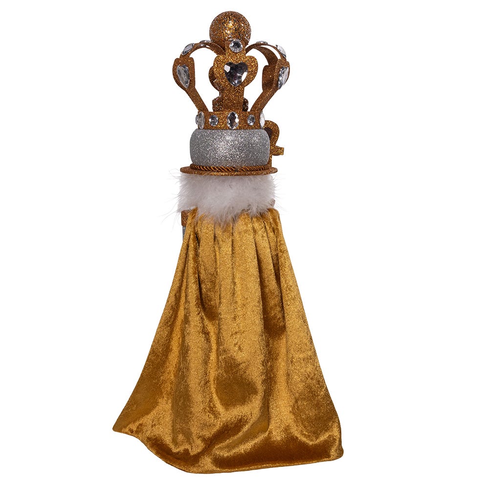 Kurt S. Adler 20“ Hollywood Nutcrackers™ Silver & Gold King Nutcracker