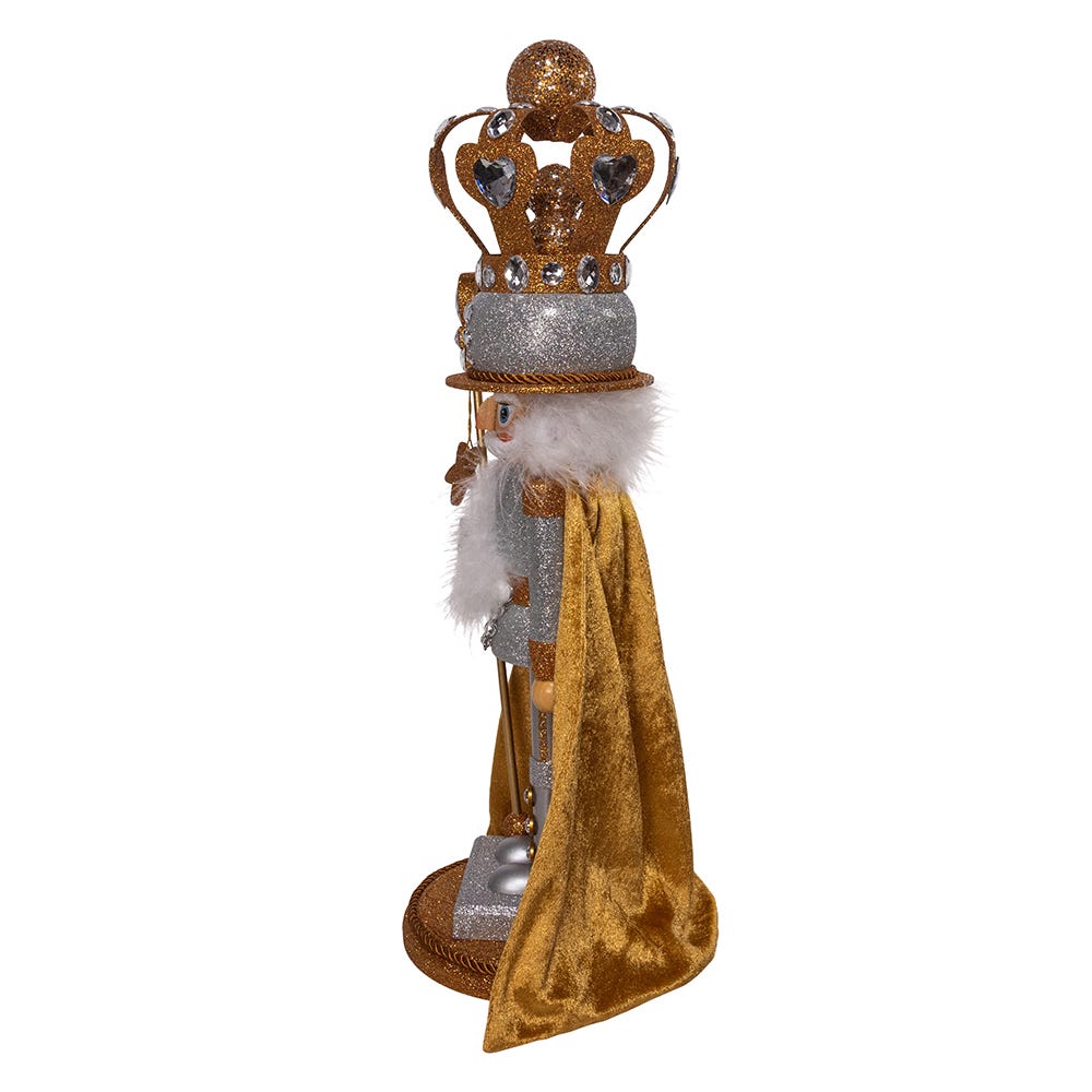 Kurt S. Adler 20“ Hollywood Nutcrackers™ Silver & Gold King Nutcracker