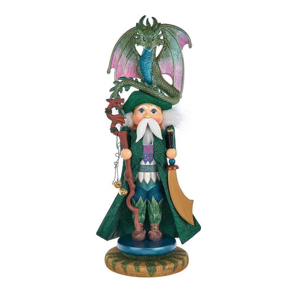 Kurt S. Adler 18“ Hollywood Nutcrackers™ Wizard With Dragon Nutcracker
