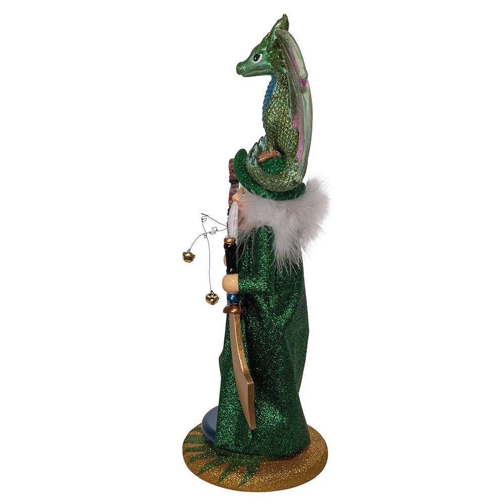 Kurt S. Adler 18“ Hollywood Nutcrackers™ Wizard With Dragon Nutcracker