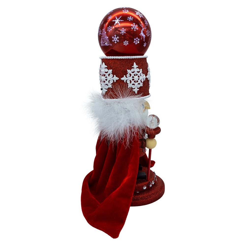 Kurt S. Adler 14.5“ Hollywood Nutcrackers™ Musical Red Soldier With Water Globe Nutcracker