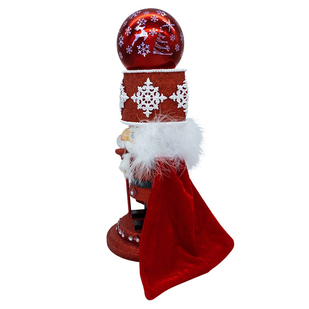 Kurt S. Adler 14.5“ Hollywood Nutcrackers™ Musical Red Soldier With Water Globe Nutcracker