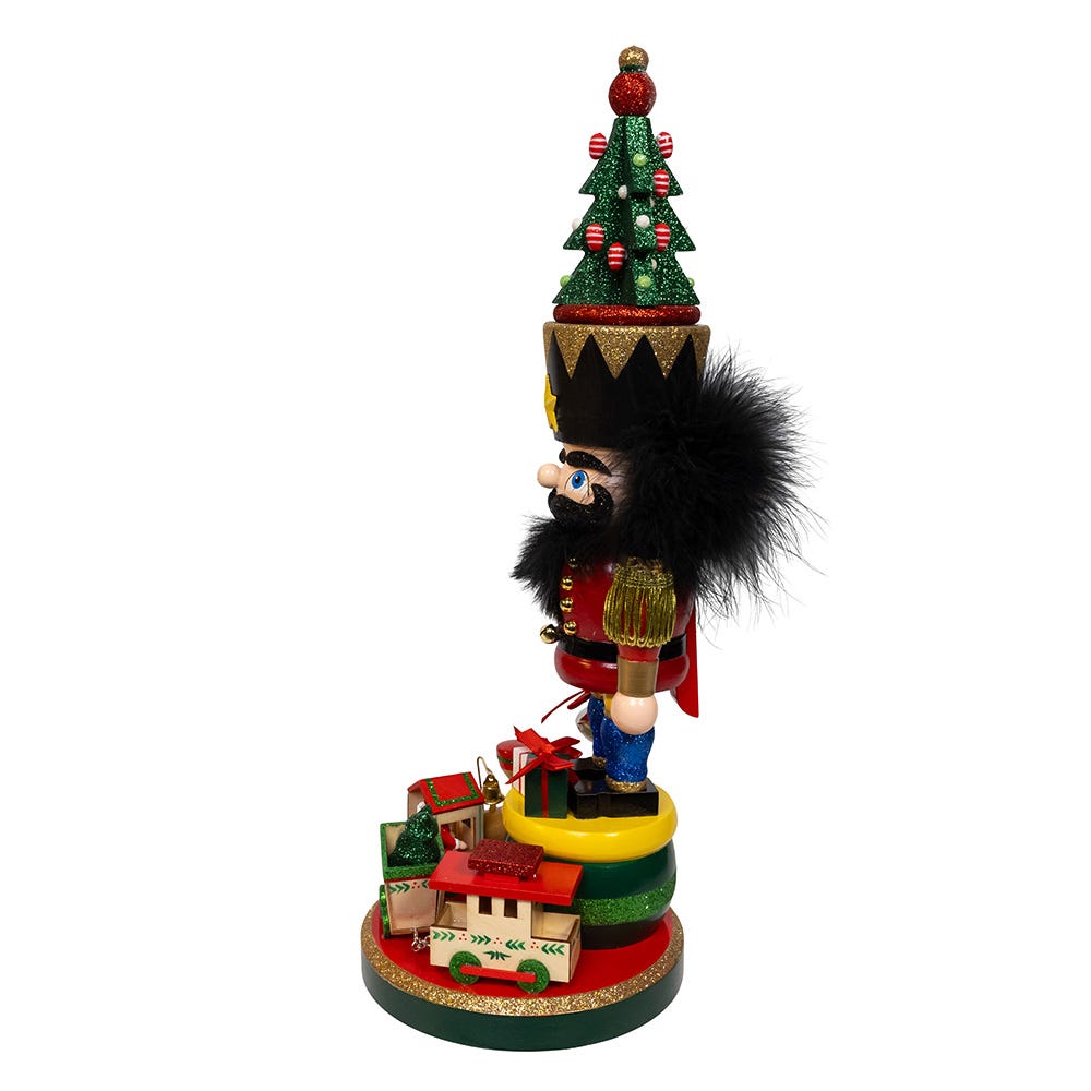 Kurt S. Adler 18.5“ Hollywood Nutcrackers™ With Train Nutcracker