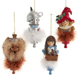 Kurt S. Adler 6“ Holly Hats™ Oz Ornaments, 4-Piece Box
