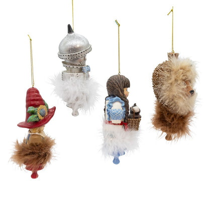 Kurt S. Adler 6“ Holly Hats™ Oz Ornaments, 4-Piece Box