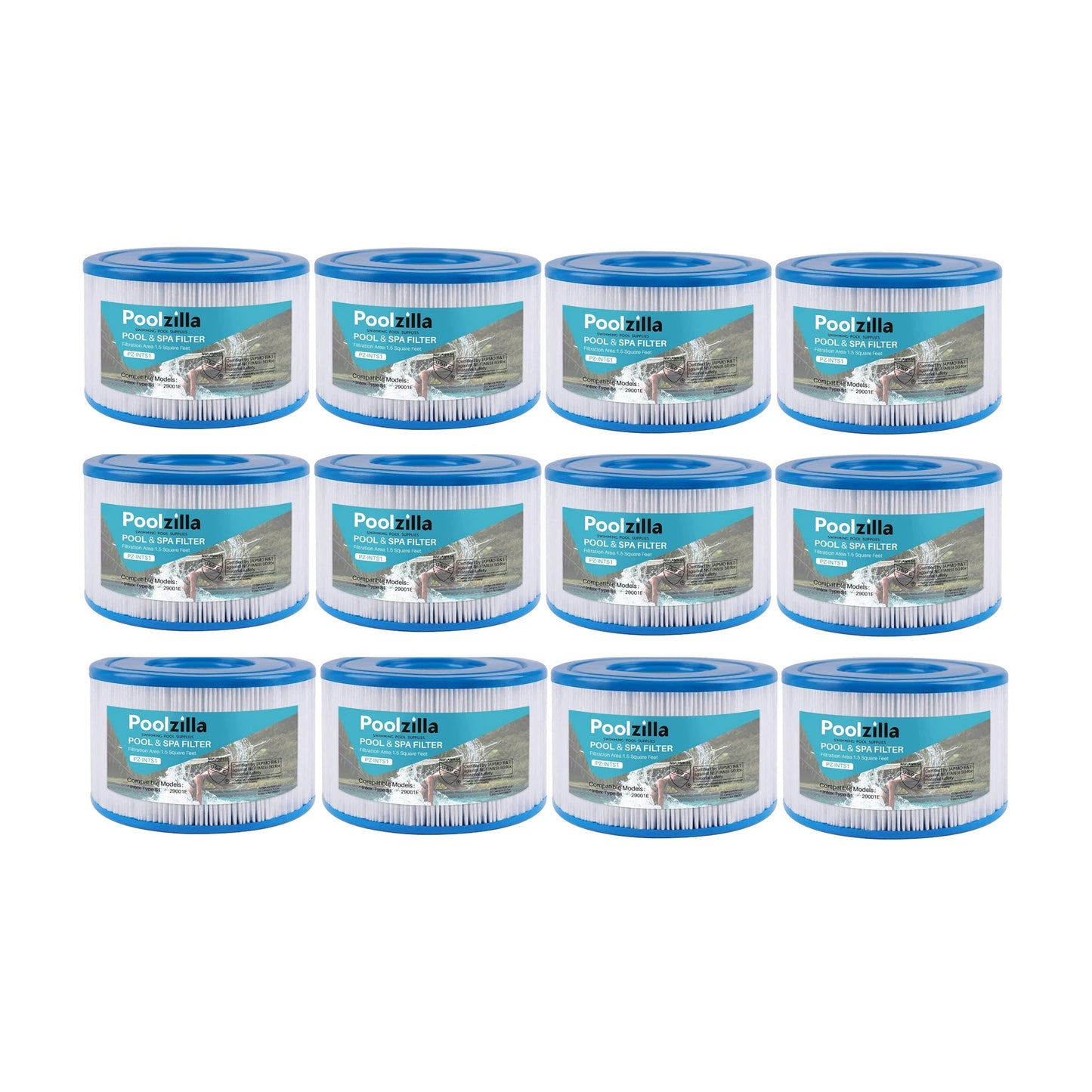 Poolzilla Replacement Easy Set Pool Filter for PureSpa Type S1, 29001E