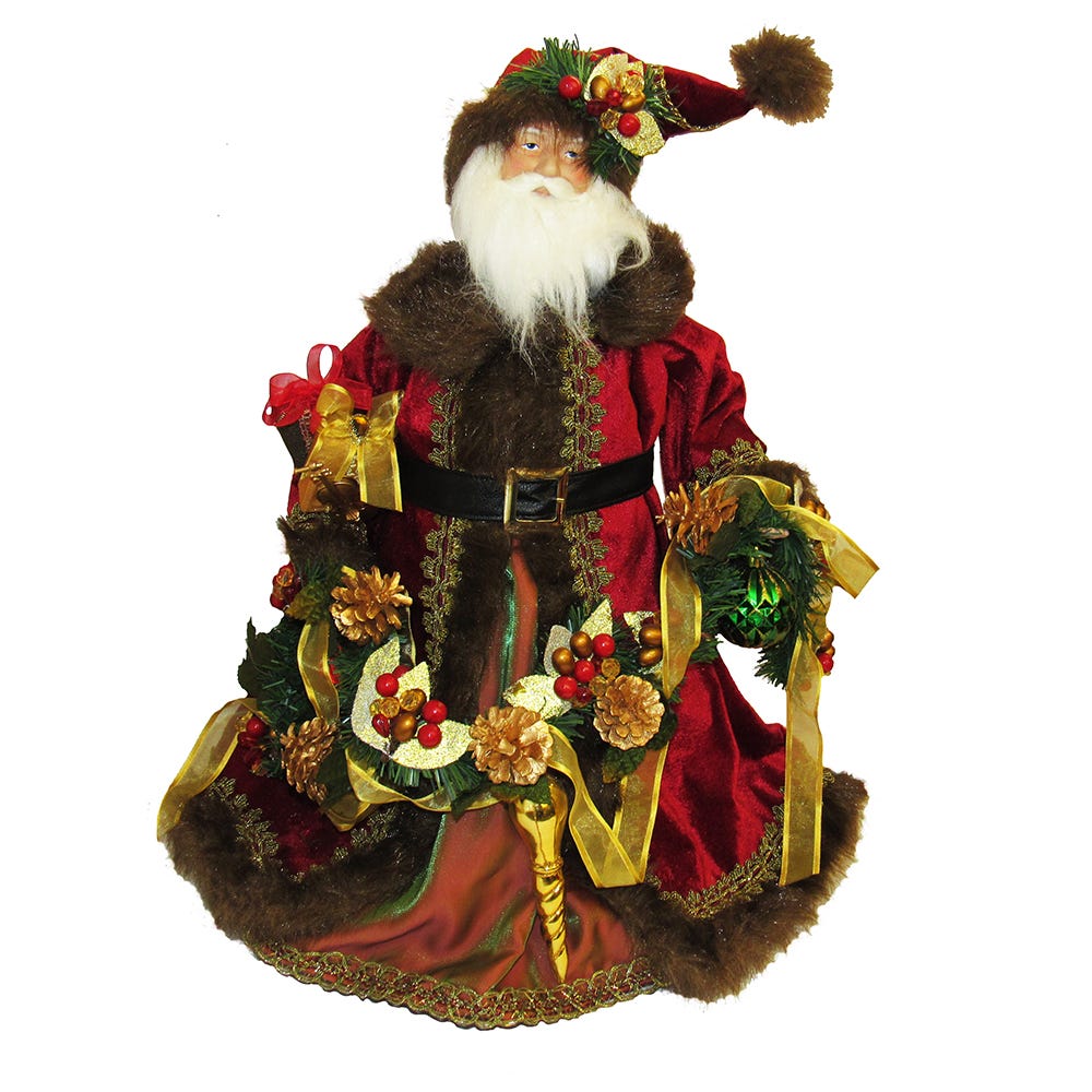 Kurt S. Adler 23“ Un-Lit Fabriché™ Santa Treetop