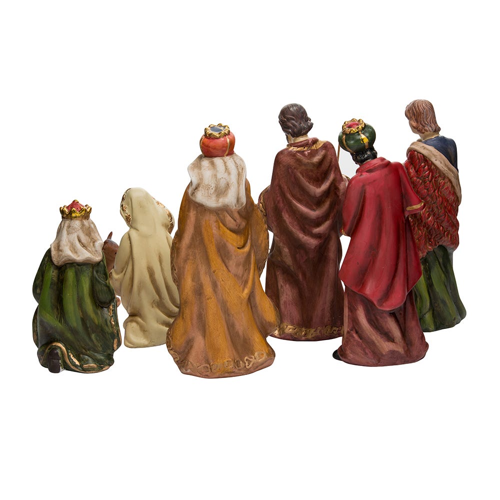 Kurt S. Adler Porcelain Nativity Set, 9-Piece Set