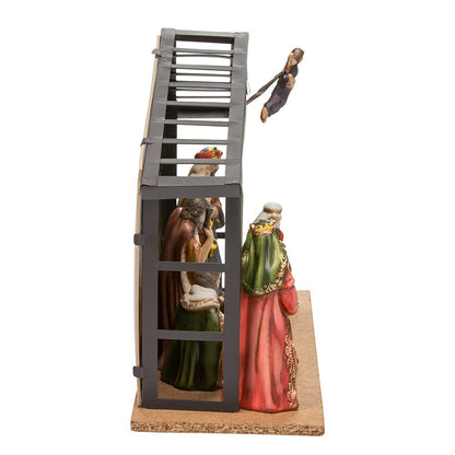 Kurt S. Adler Porcelain Nativity Set With Stable, 10-Piece Set